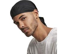 Urban Classics Bandana Biker Bandana Unisex Bandana Negro 100% algodón