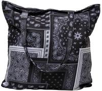 Urban Classics Bandana Patchwork Print Tote Bag Negro/Azulite