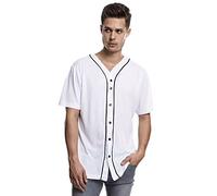 Urban Classics Baseball Mesh Jersey, Camiseta Hombre, Blanco, XXL