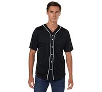 Urban Classics Baseball Mesh Jersey, Camiseta Hombre, Negro (Black), S