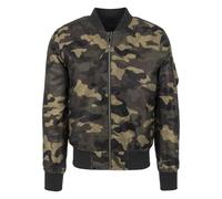 Urban Classics Basic Bomber Jacket Chaqueta, Multicolor (Wood Camo), S para Hombre