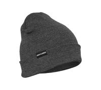 Urban Classics Beanie Basic Flap Beanie Gris oscuro Einheitsgröße