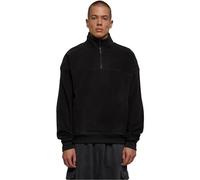 Urban Classics Basic Polar Fleece Troyer Sudadera, Black, XL para Hombre