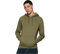 Urban Classics Basic Sweat Hoody, Sudadera con capucha Hombre, Verde Oliva (Green Olive), S