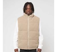 Urban Classics Basic Teddy Puffer Vest beige M