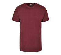 Urban Classics Basic Tee, Camiseta Hombre, Rojo (redwine), XL