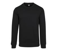 Urban Classics Basic Terry Crew Sudadera, Negro, 5XL para Hombre