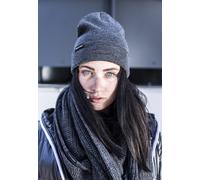 Urban Classics Beanie Basic Flap Beanie Gris oscuro Einheitsgröße