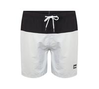 Urban Classics Bermudas gris claro / negro M gris claro / negro