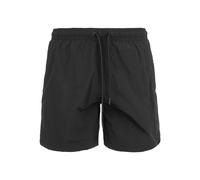 Urban Classics Two In One Swim Shorts Pantalones Cortos, Negro (Blk/Blk/Wht 00703), Small para Hombre