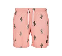 Urban Classics Bermudas verde claro / melocotón XXL verde claro / melocotón