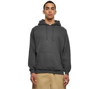 Urban Classics Blank Hombre Sudadera con Capucha Gris Marengo 65% algodón, 35% poliéster Regular