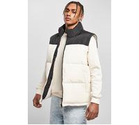 Urban Classics Block Puffer Vest Black/whitesand Talla: S | Chalecos sin Mangas Outlet | Hombre | Negro