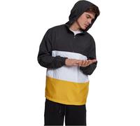 Urban Classics Block Pullover Suter Pulver, Color Negro, Cromo y Blanco, S para Hombre