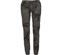 Urban Classics Pantalones jogger camuflaje oscuro mujer S