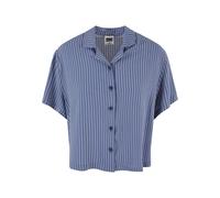 Urban Classics Blusa 'Resort' azul / blanco M azul / blanco