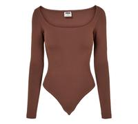 Urban Classics Ladies Organic Longsleeve Body Camiseta, Bark, L para Mujer