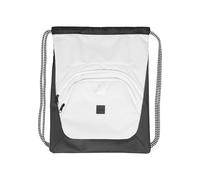 Urban Classics Bolsa para gimnasio negro / blanco XS-XL negro / blanco