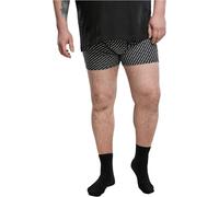 Urban Classics Boxer - Pantalones Cortos (3 unidades), Bóxer Hombre, Multicolor (Verde Oscuro + Negro + Aros Marcados), XXXXXXL