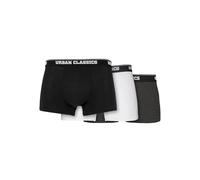 Urban Classics Boxer para hombre, set de 2 boxers para hombre de suave algodón, elástico en la cintura, disponibles en varios conjuntos de colores y estampados, tallas S - 4XL