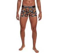 Urban Classics Boxer Short 3-Pack Hombre Set de Boxers Negro/Camuflaje 95% algodón, 5% elastán