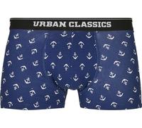 Urban Classics Boxershort Boxer Shorts 5-Pack Anchor Negro/Azul/Gris S