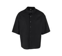 Urban Classics Boxy Cotton Linen Shirt Camisa, Black, XXXXXL para Hombre