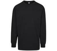 Urban Classics Boxy Heavy Longsleeve Camiseta de Manga Larga, Negro (Black 00007), XL para Hombre