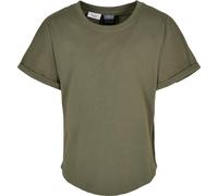 Urban Classics Boys Boys Long Shaped Turnup Tee Olive 134/140