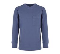 Urban Classics Boys Heavy Oversized Pocket Longsleeve, Camiseta Niños, Vintageblue,