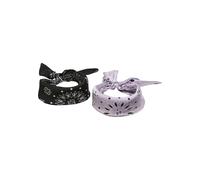 URBAN CLASSICS Bufanda tubular, set de 2 bandanas satinadas para mujer, hombre y niños, pañuelo para el cuello con motivo Paisley, disponibles en diferentes colores
