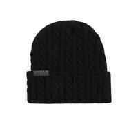 Urban Classics Cable Knit Beanie Boina, Black, Talla única Unisex Adulto