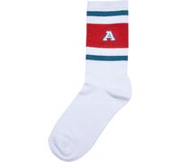 Urban Classics Calcetines 'College Team' verde oscuro / rojo / blanco Mujer Urban Classics 43-46 verde oscuro / rojo / blanco