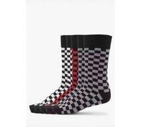 Urban Classics Socken Check Socks 5-Pack Calcetines, blk/h.Grey/Wht, 39-42 Unisex Adulto