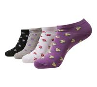 Urban Classics Calcetines Invisibles De Flores De Hilo Reciclado Paquete De 4