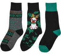 Urban Classics Calcetines Navidad Perro Niños 3-Pack Multicolor EUR 40