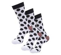 Urban Classics Calcetines 'Polka' marrón / negro / blanco 39-42 marrón / negro / blanco