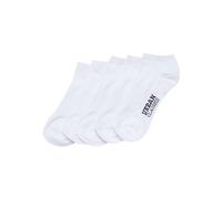 Urban Classics Logo No Show Socks 5-Pack Calcetines Cortos, Blanco (White 00220), 13/16 UK(Size of : 47-50) para Hombre
