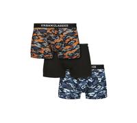 Urban Classics Calzoncillo boxer azul ahumado / azul paloma / naranja / negro M azul ahumado / azul paloma / naranja / negro