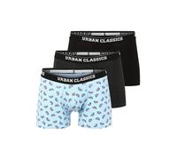 Urban Classics Calzoncillo boxer azul claro / antracita / rosa / negro 4XL EUR