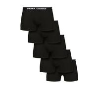 Urban Classics Organic-Calzoncillos Tipo Bóxer (5 Unidades) Ropa Interior, Blk+blk+blk+blk+blk, XXXXL para Hombre