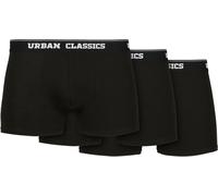 Urban Classics Organic Boxers 3-Pack Hombre Boxers Negro 5XL 95% algodón (orgánico), 5% Elastano