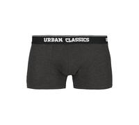 Urban Classics Calzoncillos Tipo bóxer para Hombre Ropa Interior, Negro/carbón, XXXXL (Pack de 2)