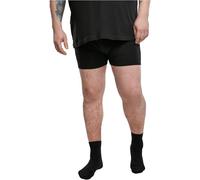 Urban Classics Calzoncillos Tipo bóxer para Hombre Ropa Interior, Negro/carbón, M (Pack de 2)