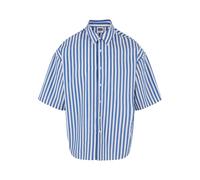 Urban Classics Camisa azul oscuro / blanco 4XL azul oscuro / blanco
