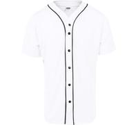 Urban Classics Camisa 'Baseball' blanco, Talla S