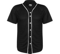 Urban Classics Camisa 'Baseball' negro / blanco L negro / blanco
