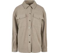 Urban Classics Camisa Chaqueta Overshirt Clásica Mujer Zierfalten Oversize