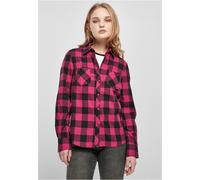 Urban Classics Camisa Damas Camisa Damas Turnup Checked Flannel Wildviolet/Negro 3XL