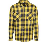 URBAN CLASSICS CAMISA DE FRANELA A CUADROS TB297 Camisa Leñador a cuadros negra